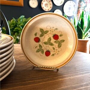 Vintage JC Penny Set of 7 Dessert Plates